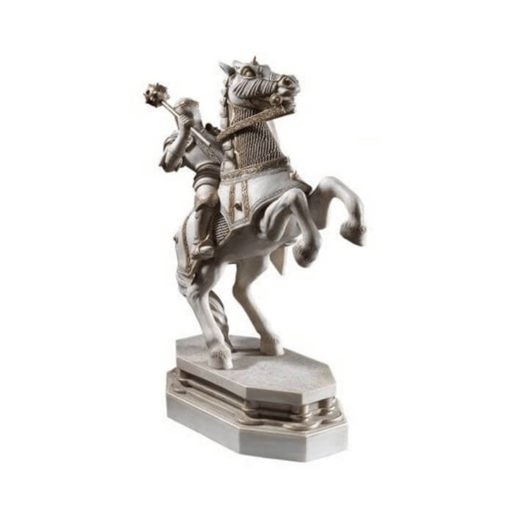 Harry Potter Wizard Chess Knight Bookend - White By The Noble Collection - Medaid International