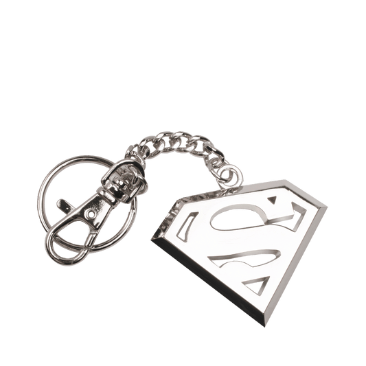 Superman Stainless Steel Logo Keychain By Noble Collection - Medaid International