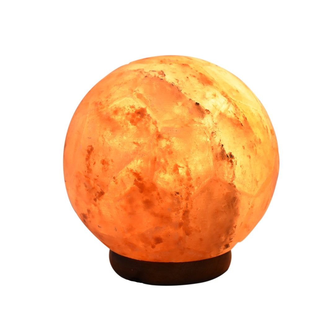 Natural Himalayan Salt Lamp Football - Medaid International