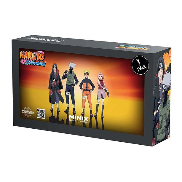 Pack 4 figures - Naruto Shippuden (Naruto, Kakashi, Itachi, Sakura) - Medaid International