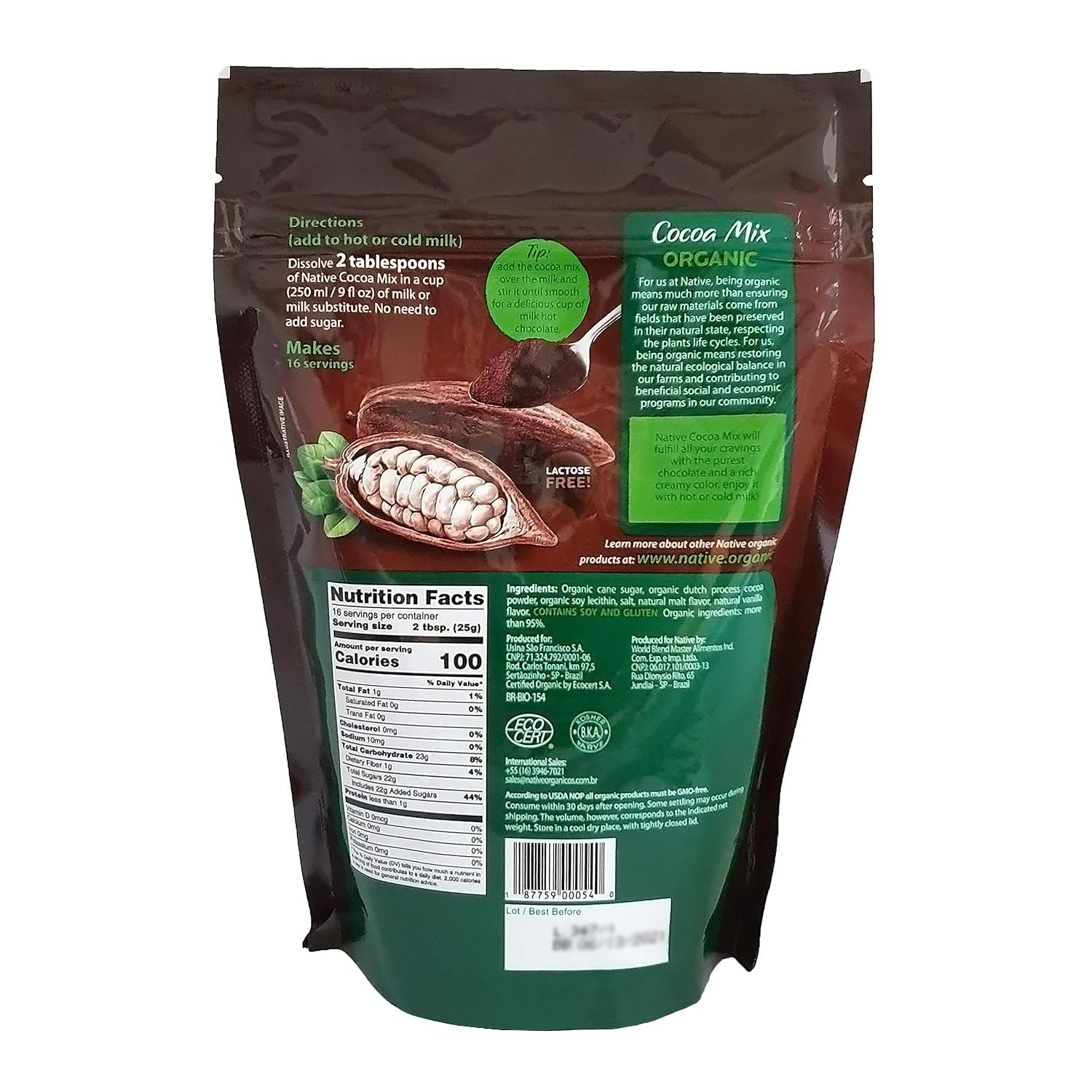 Organic Instant Cocoa Mix - Medaid International