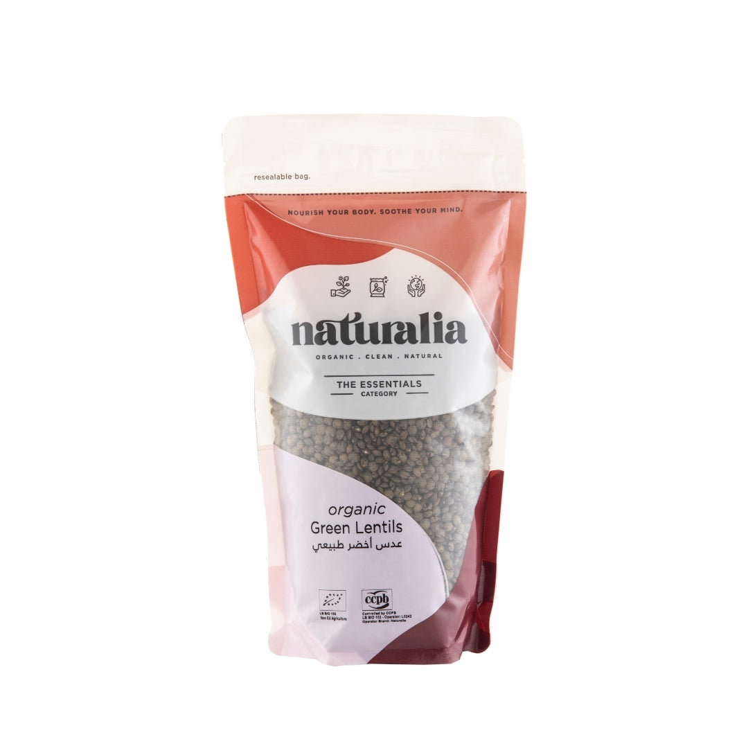 Organic Green Lentils - Medaid