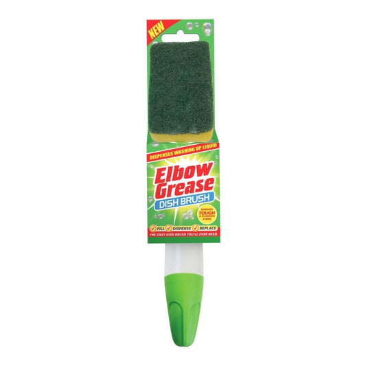 ELBOW GREASE DISH BRUSH GREEN - Medaid International