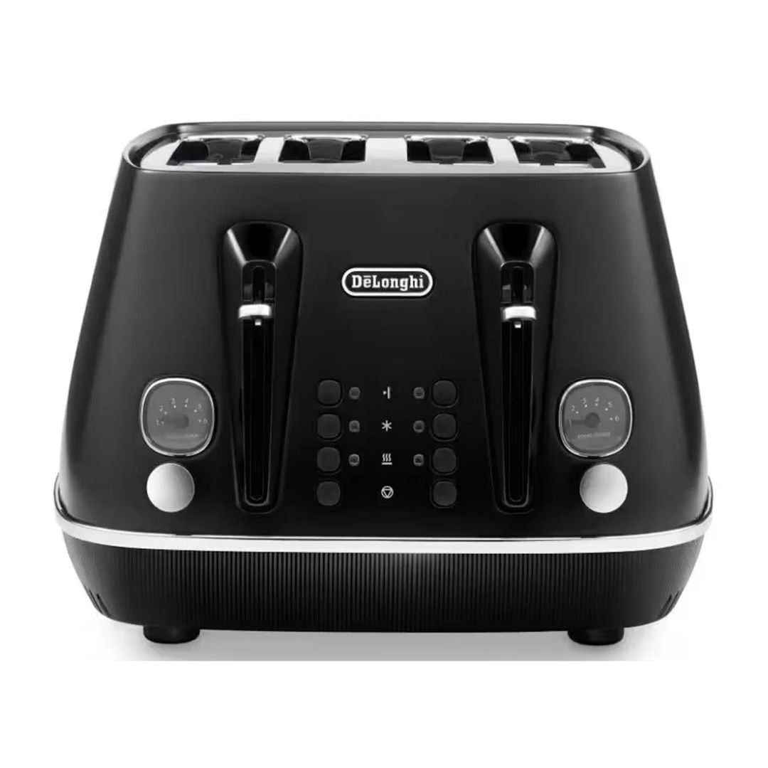 DeLonghi Four Slice Toaster - Icona - Black - Medaid International