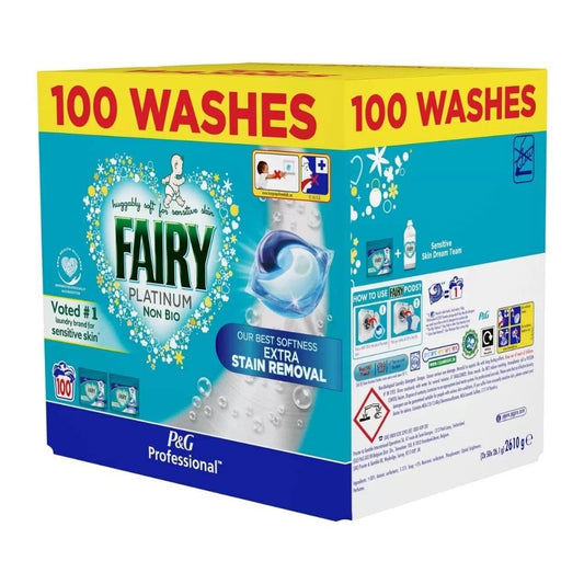 Fairy Platinum laundry pods non bio - 100 pod - Medaid International