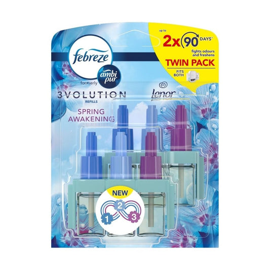 Febreze 3volution refills spring awakening twin pack +Lenor - 2x20ml - Medaid International