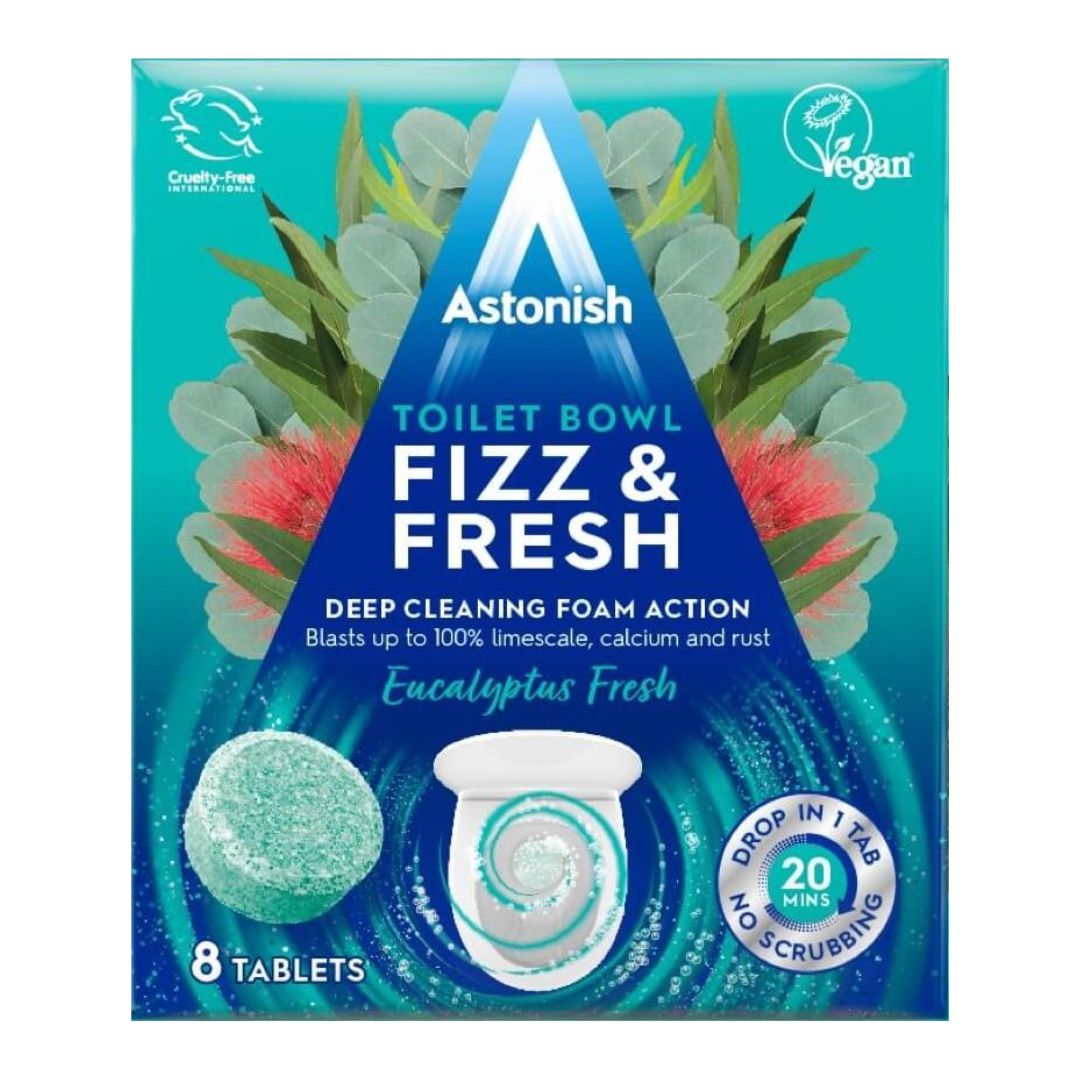 Astonish toilet fizz & fresh 8tabs - Medaid International