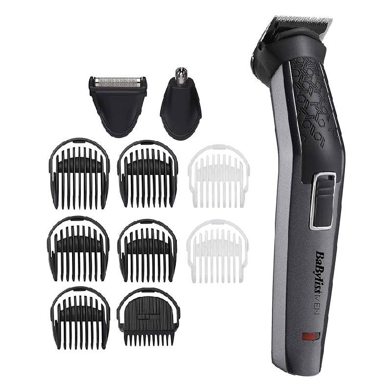 Babyliss MEN 11 in 1 Carbon Titanium Face and Body Multi Grooming Kit - Medaid