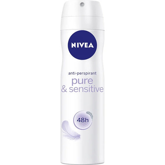 Nivea Deodorant Women Pure & Sensitive (Imported)  - 150ml - Medaid - Lebanon