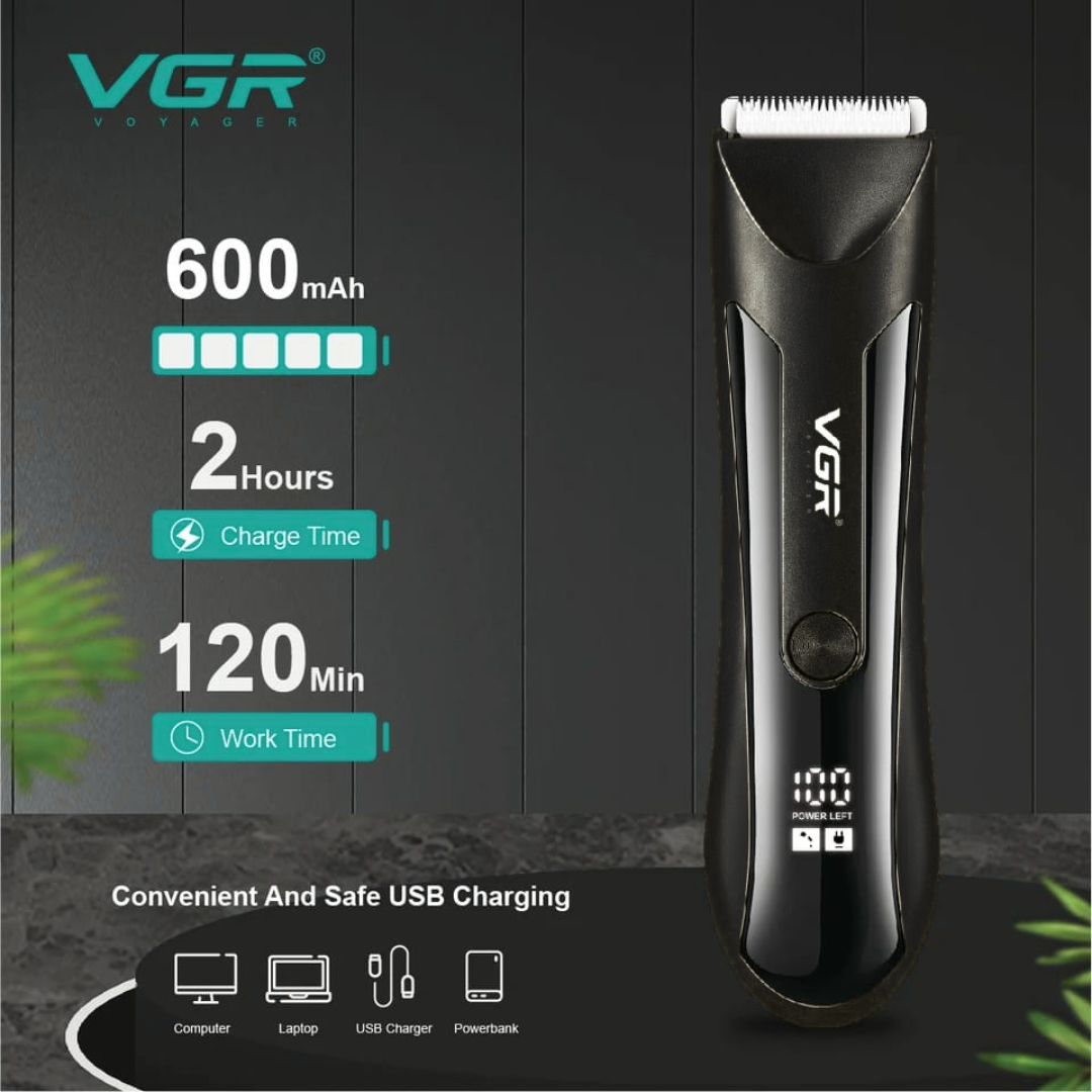 VGR V951 Rechargeable Portable Head & Body Shaver - Medaid International
