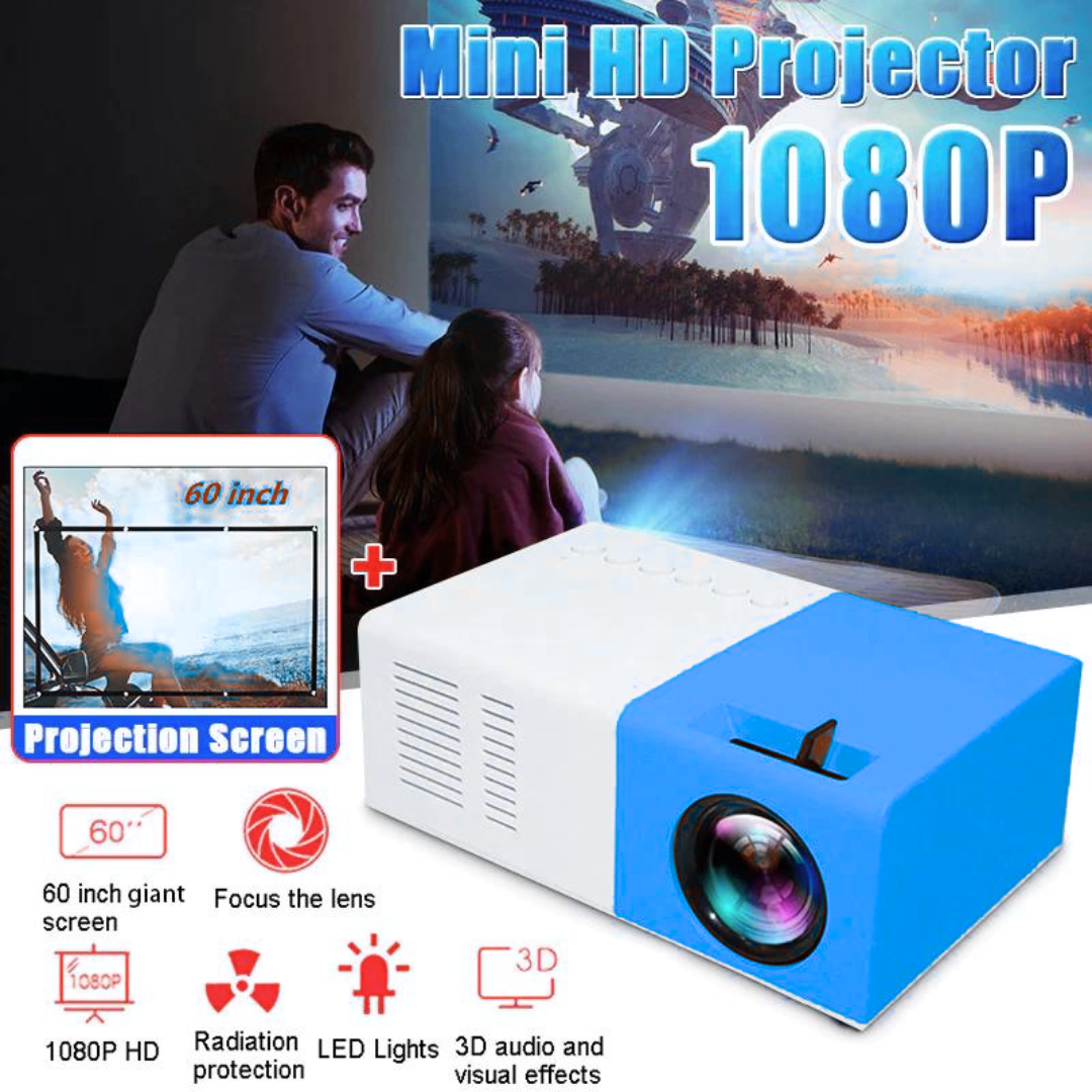 Mini LED Projector Multimedia Home Theater - Medaid International