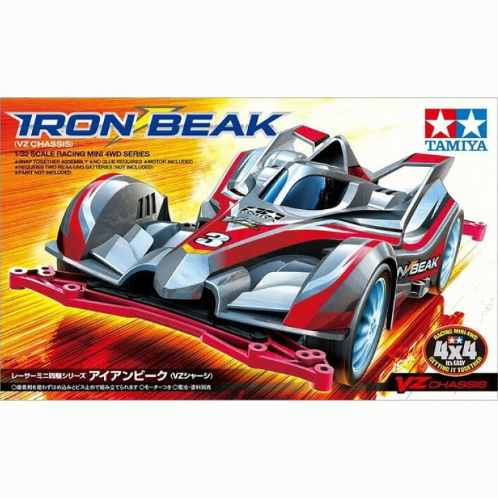 1/32 Racing Mini 4WD #98 Iron Beak (VZ Chassis) By Tamiya - Medaid International