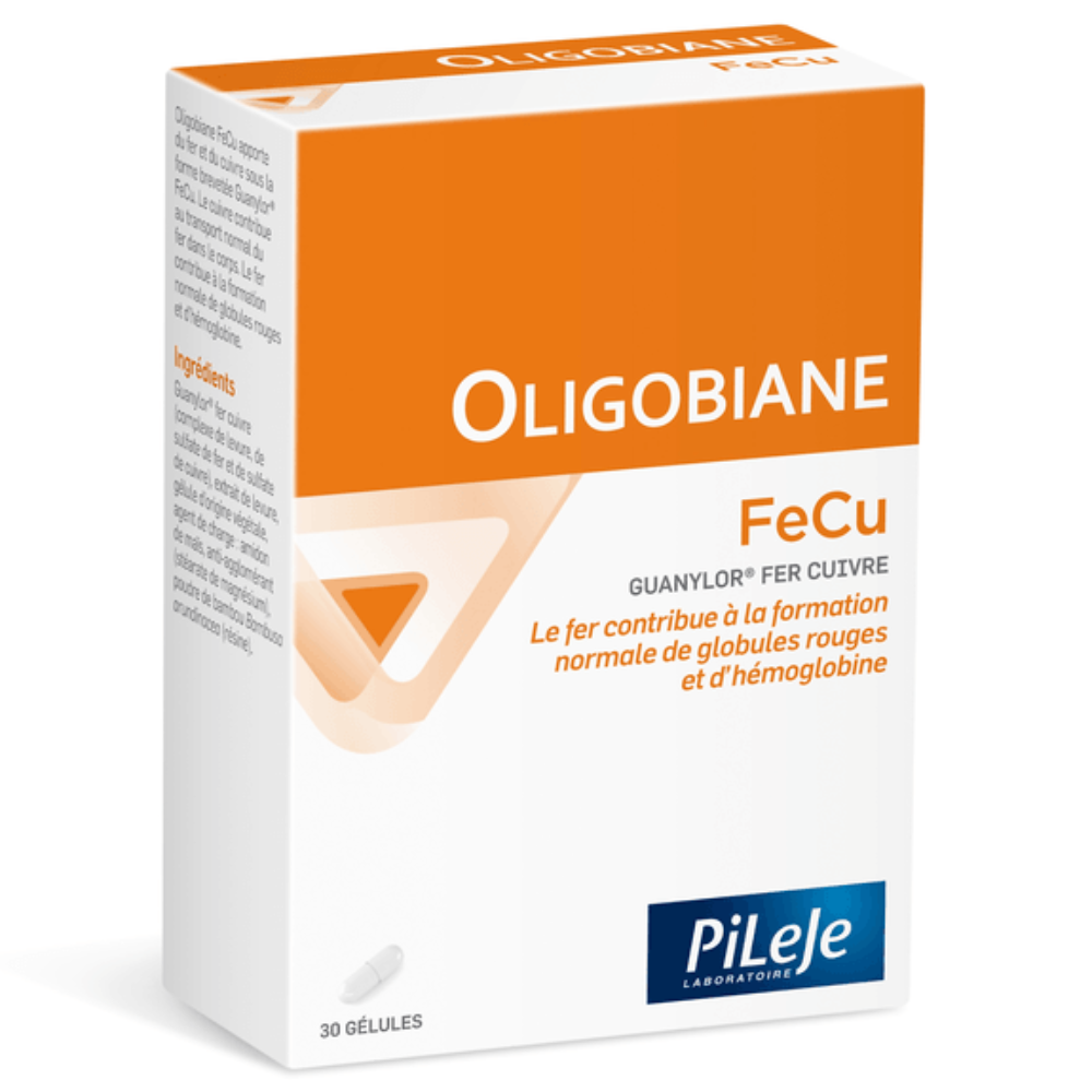 Oligobiane FeCu 30 Capsules . PILEJE - Medaid - Lebanon