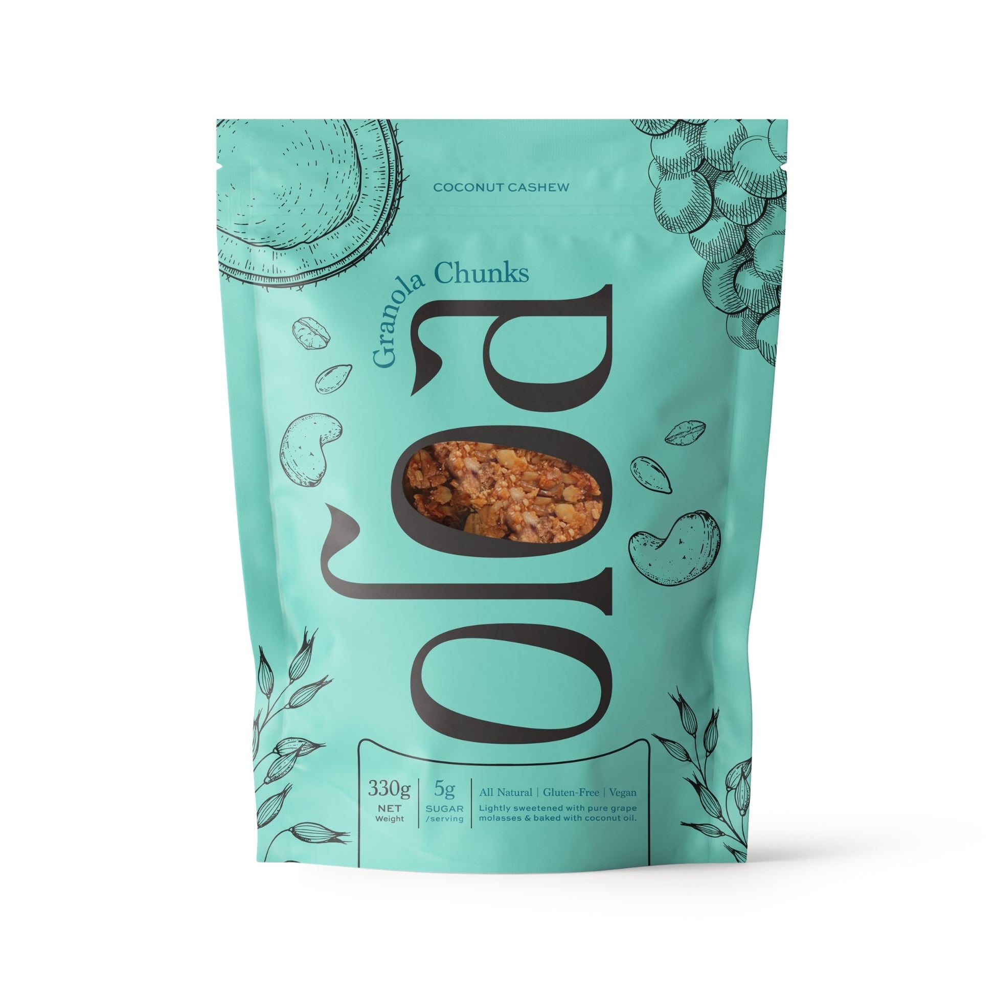 Coconut Cashew Granola Chunks - Medaid International