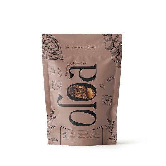 Dark Chocolate Hazelnut Granola Chunks - Medaid International
