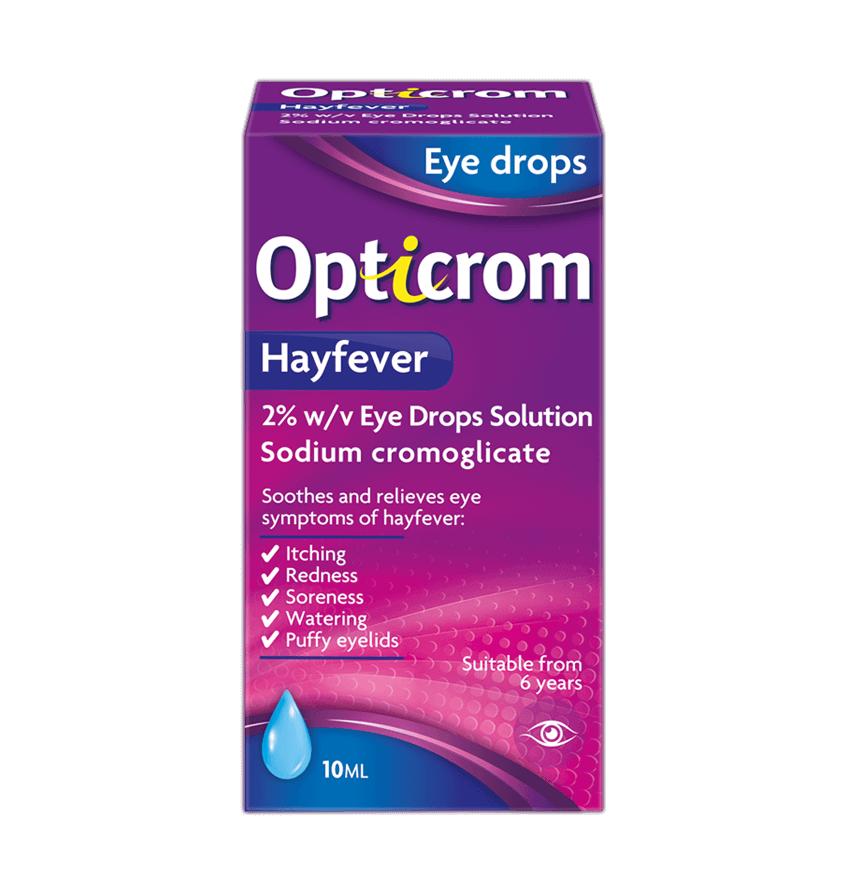 Opticrom Hayfever Eye Drops 10ml - Medaid International