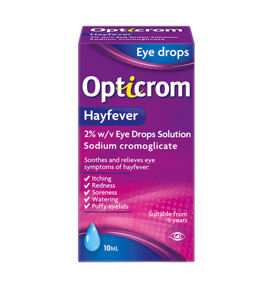 Opticrom Hayfever Eye Drops 10ml - Medaid International