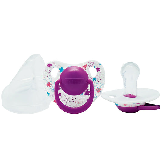 Optimal Round Nipple Silicone Pacifier 6 month+ - Medaid - Lebanon