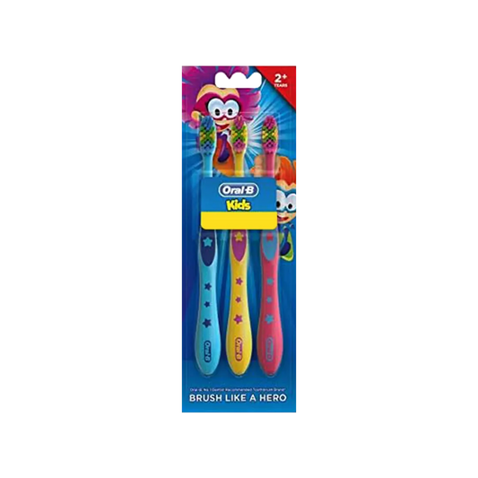 Oral-B Kids Brush Like A Hero Extra Soft Toothbrush - 3Pcs