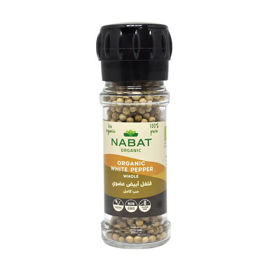Organic White Pepper Whole - Grinder - Medaid International