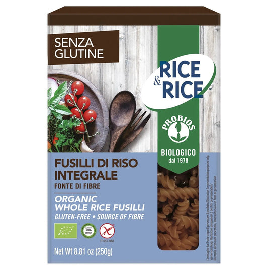 Organic Brown Rice Spiral Gluten Free - Medaid International