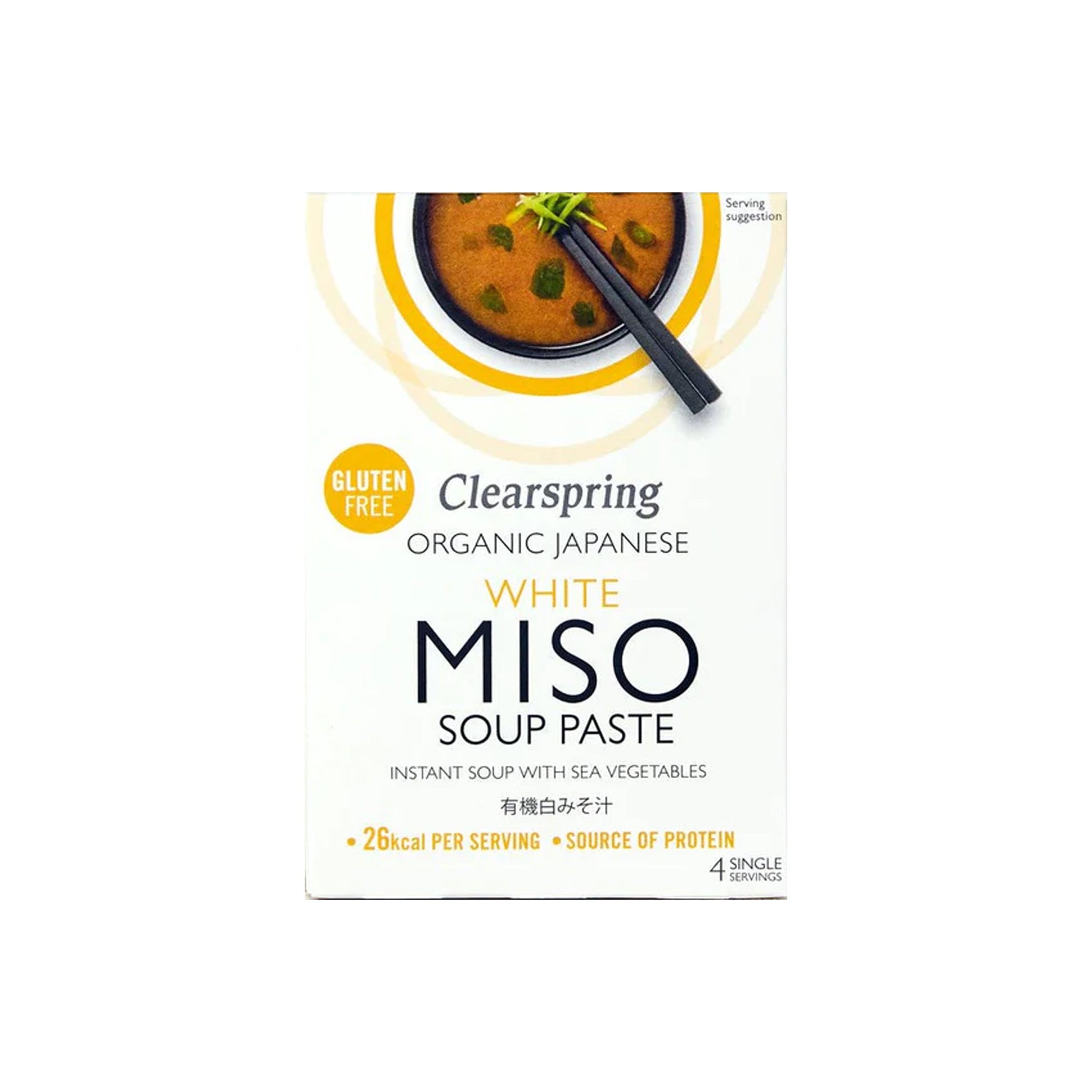 CLEARSPRING ORGANIC INSTANT WHITE MISO SOUP PASTE - Medaid International