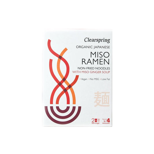 CLEARSPRING ORGANIC JAPANESE MISO RAMEN NOODLES WITH MISO GINGER SOUP - Medaid International