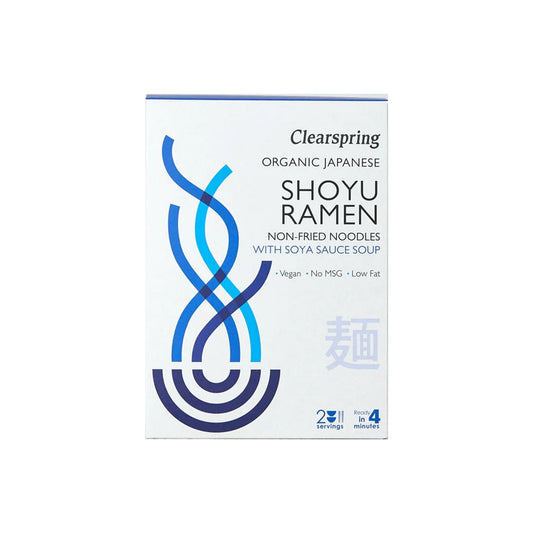 CLEARSPRING ORGANIC JAPANESE SHOYU RAMEN NOODLES - WITH SOYA SAUCE SOUP - Medaid International
