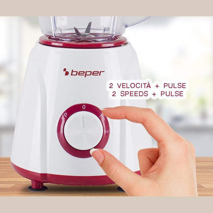 1.5L Plastic Blender 1.5L &  2 Speeds & Pulse Function - Medaid International