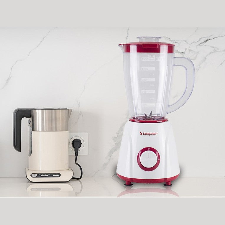 1.5L Plastic Blender 1.5L &  2 Speeds & Pulse Function - Medaid International