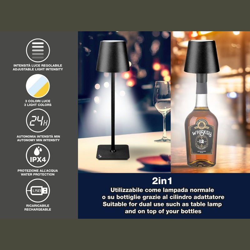 Rechargeable Table Lamp 2 In 1 - Medaid International