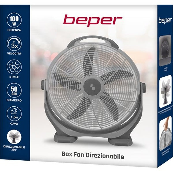 Adjustable Box Fan, 100W - Medaid International