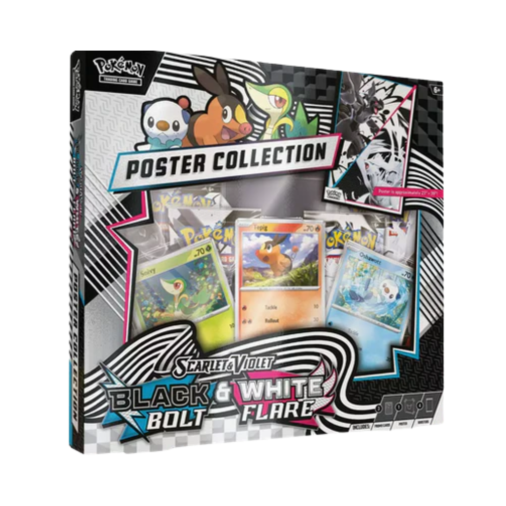 Pokemon TCG : Scarlet & Violet 10.5 Black Bolt & White Flare Poster Collection - Medaid International