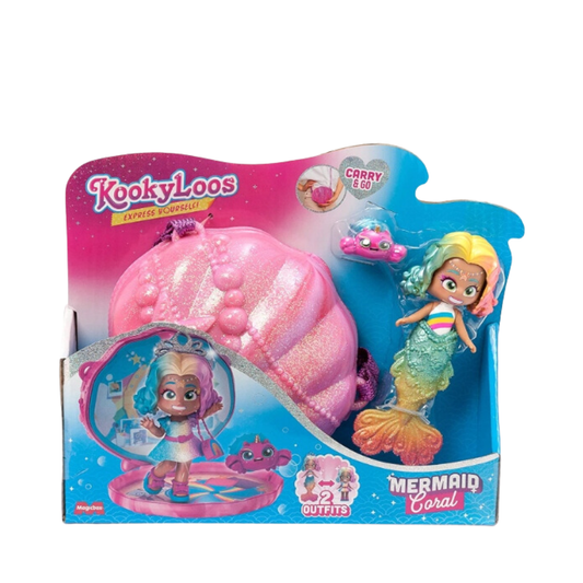 KookyLoos - Kooky Mermaids Coral Play Set - Medaid International