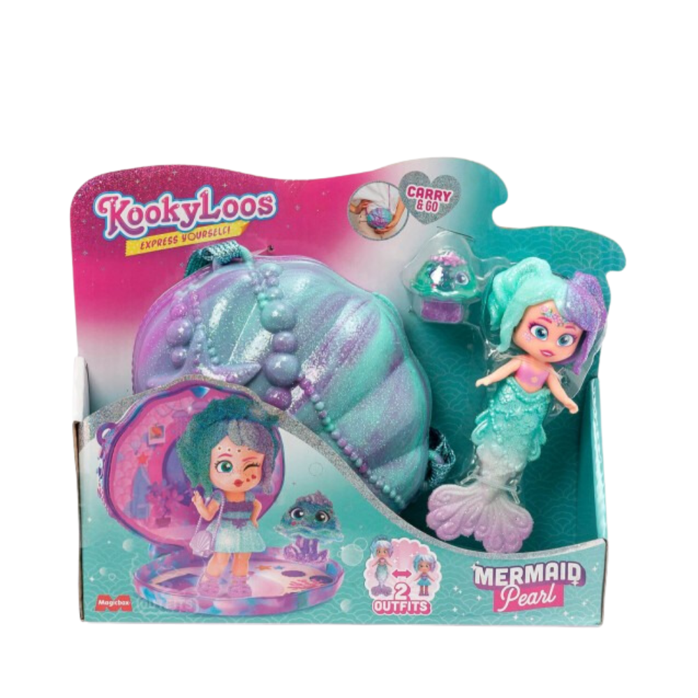 KookyLoos - Kooky Mermaids Pearl Play Set - Medaid International
