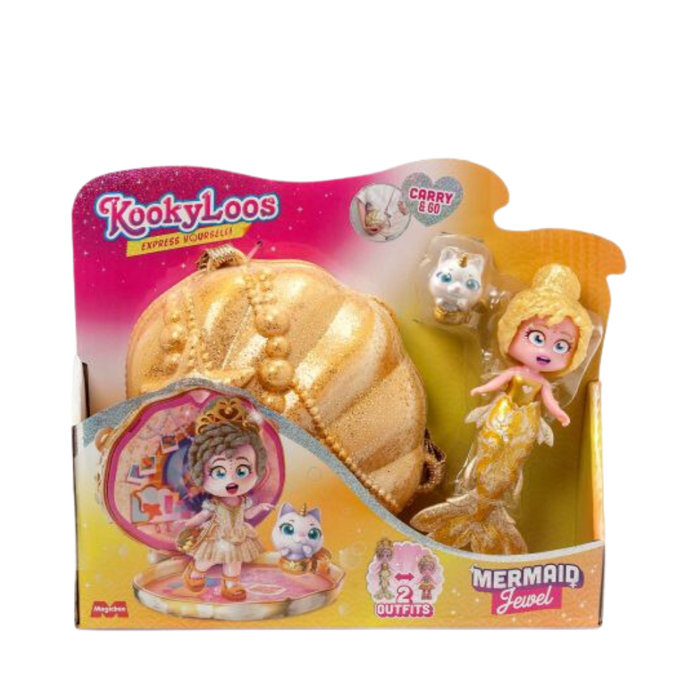 KookyLoos - Kooky Mermaids Jewel Play Set - Medaid International