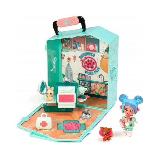KOOKYLOOS S - Carla's PopUp Pet Vet Play Set - Medaid International