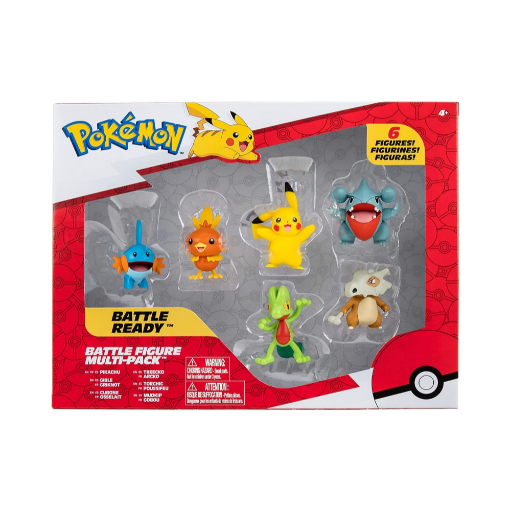 Pokemon Battle Figure Multi 6Pack 2 Asst - Medaid International