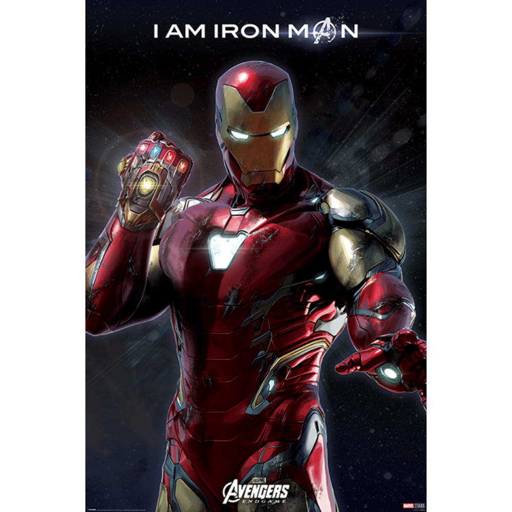AVENGERS - ENDGAME I AM IRON MAN (MAXI POSTER) By PYRAMID - Medaid International
