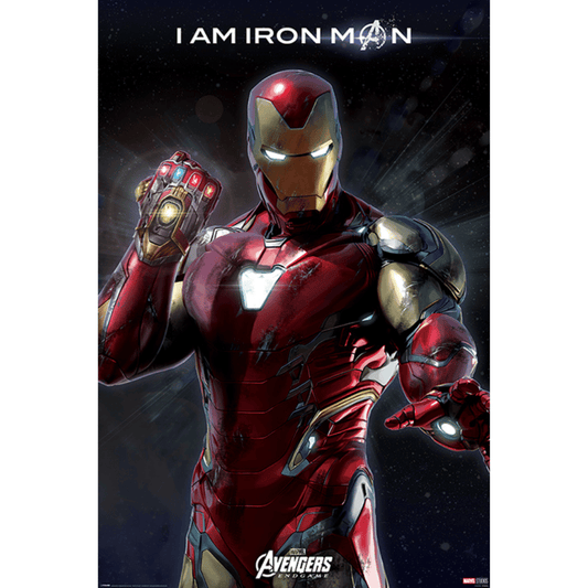 AVENGERS - ENDGAME I AM IRON MAN (MAXI POSTER) By PYRAMID - Medaid International