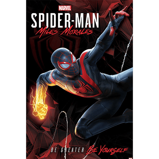 SPIDER MAN - MILES MORALES CYBERNETIC SWING (MAXI POSTER) By PYRAMID - Medaid International