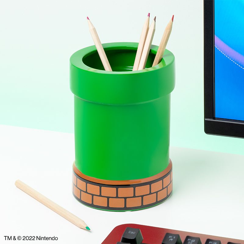 Super Mario Pipe Plant and Pen Pot - Medaid International