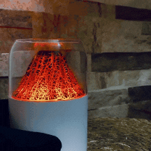 Mini Volcano Cool Mist Humidifier ‚Äì 300ml Air Moisturizer with LED - Medaid International