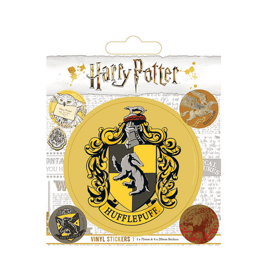 HARRY POTTER - HUFFLEPUFF (VINYL STICKER PACK) By Pyramid - Medaid International