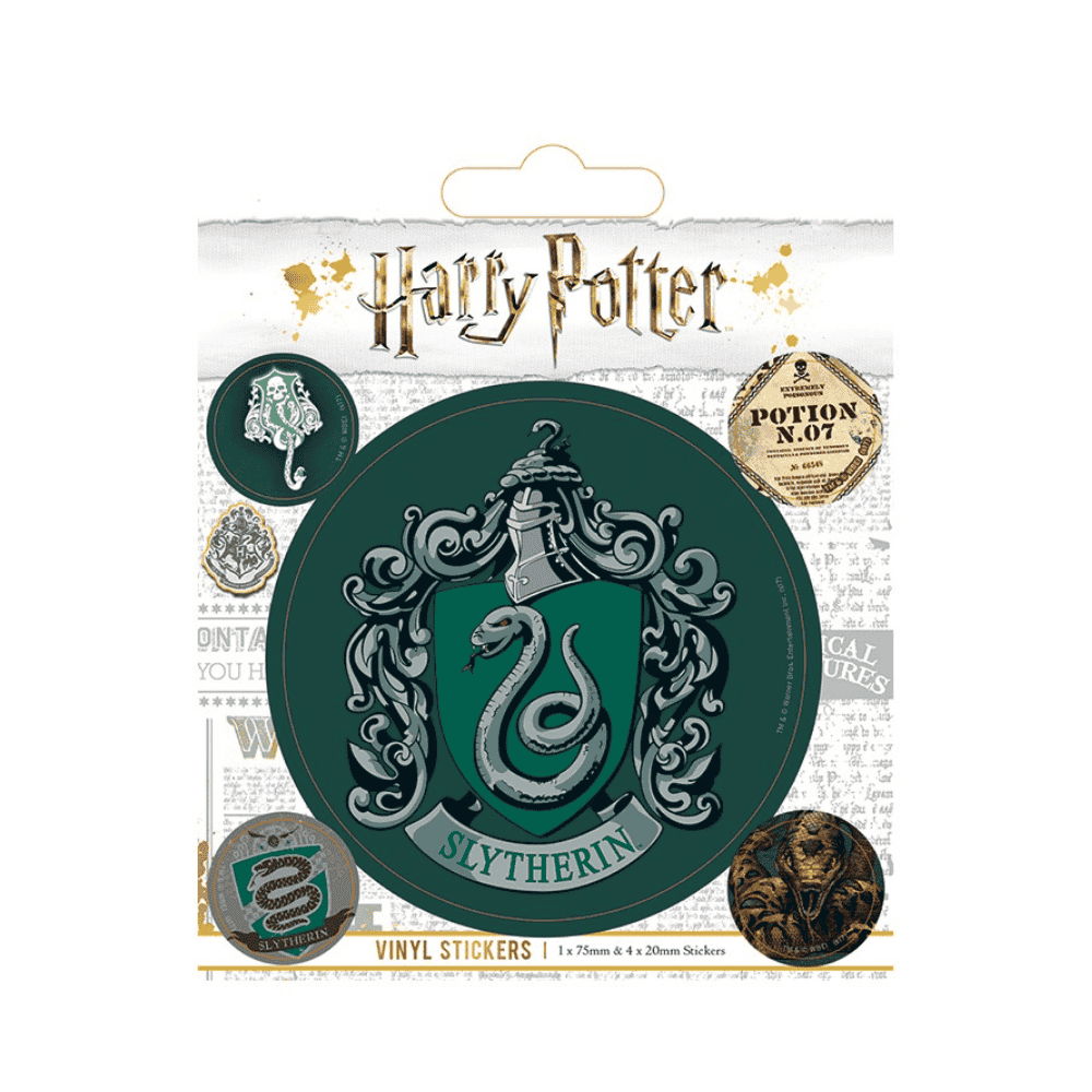 HARRY POTTER - SLYTHERIN (VINYL STICKER PACK) By Pyramid - Medaid International