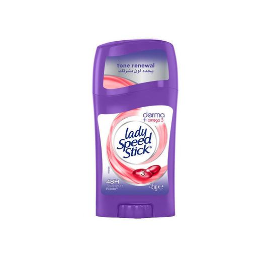 Lady Speed Stick Derma + Omega 3 Antiperspirant Stick - Medaid