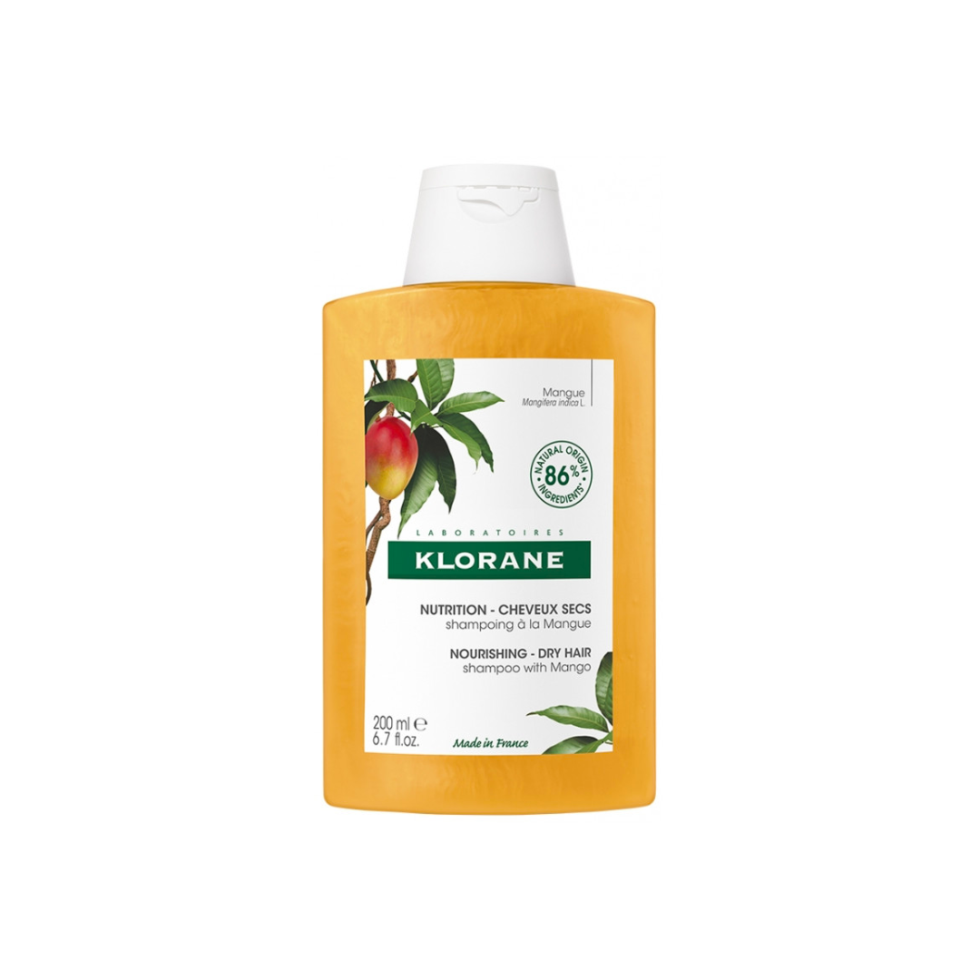 Klorane Shampoo With Mango Butter For Dry Hair 200ml