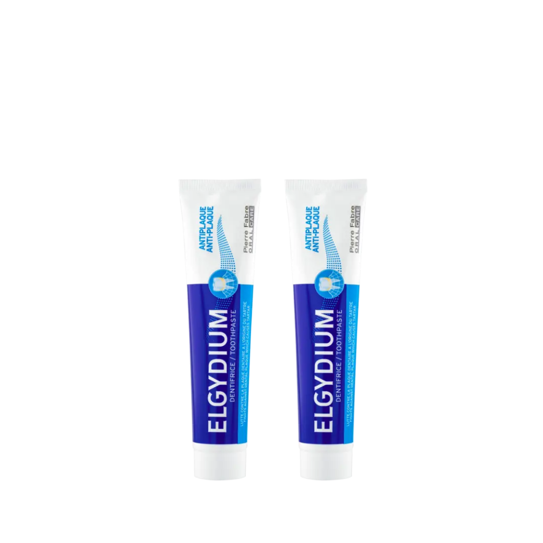 Elgydium Antiplaque Toothpaste 100ml (1+1) Bundle