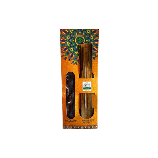 AROMA INCENSE STICKES WIHT HOLDER - PALO SANTO - Medaid International