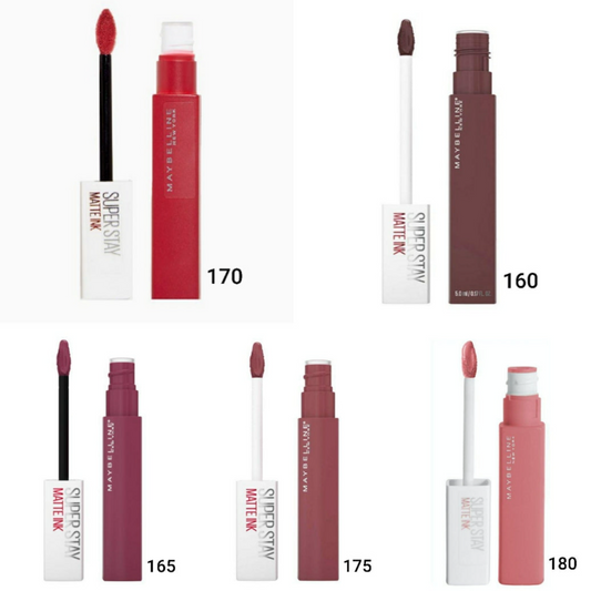 Maybelline SuperStay matte ink lipstick pink collection - Medaid